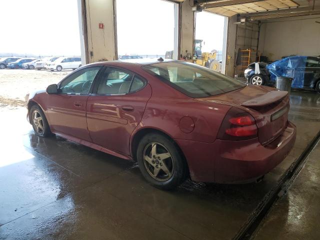 2G2WS522541163676 - 2004 PONTIAC GRAND PRIX GT2 ბურგუნდია ფოტო 2
