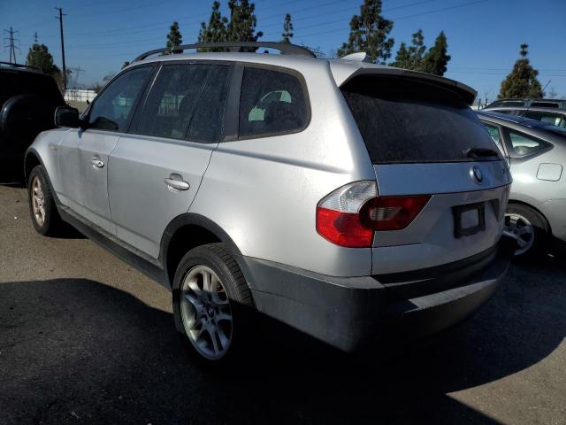 WBXPA73455WC47558 - 2005 BMW X3 2.5I SILVER photo 2