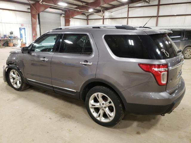 1FMHK8F8XBGA66201 - 2011 FORD EXPLORER LIMITED GRAY photo 2