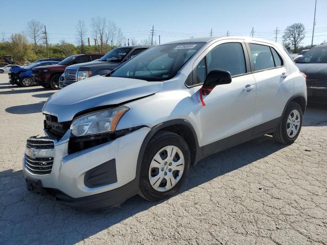 KL7CJKSB3FB116369 - 2015 CHEVROLET TRAX LS SILVER photo 1