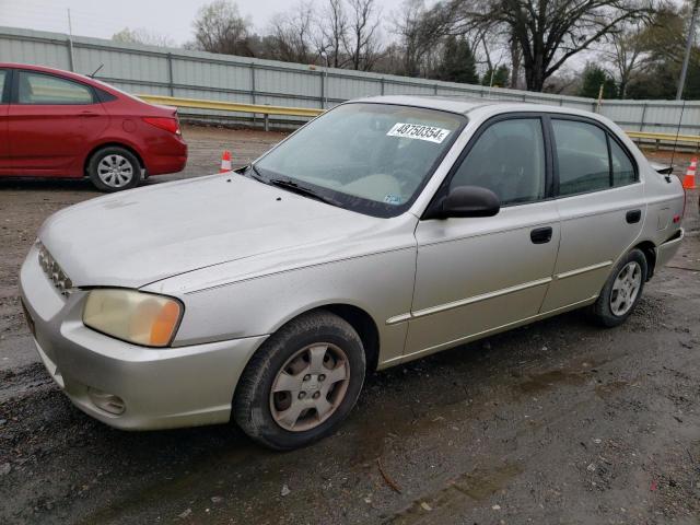 KMHCG45G8YU082646 - 2000 HYUNDAI ACCENT GL SILVER photo 1