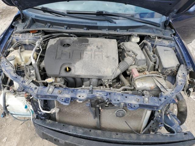 2T1BU4EE8CC842281 - 2012 TOYOTA COROLLA BASE BLUE photo 11