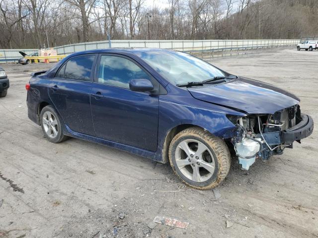 2T1BU4EE8CC842281 - 2012 TOYOTA COROLLA BASE BLUE photo 4