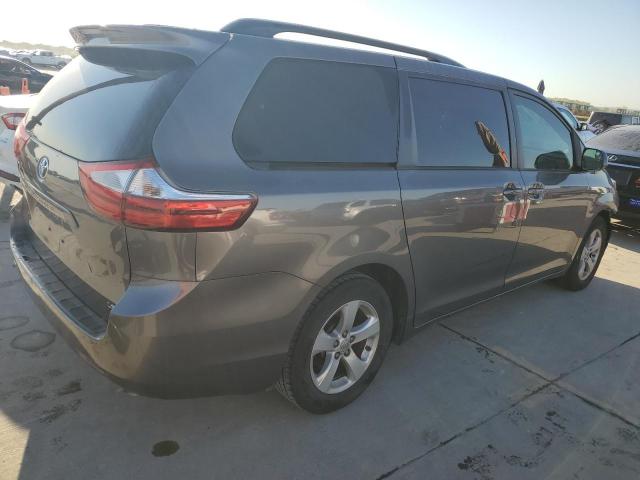 5TDKZ3DC3HS795249 - 2017 TOYOTA SIENNA LE GRAY photo 3