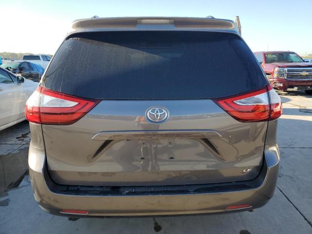 5TDKZ3DC3HS795249 - 2017 TOYOTA SIENNA LE GRAY photo 6