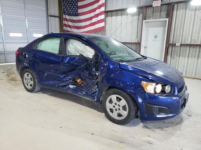1G1JA5SH4D4257753 - 2013 CHEVROLET SONIC LS BLUE photo 4