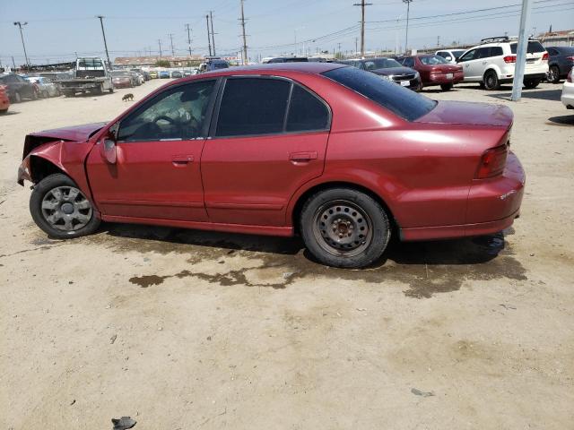 4A3AA46G91E184093 - 2001 MITSUBISHI GALANT ES BURGUNDY photo 2