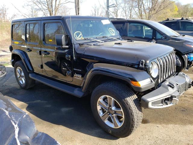 1C4HJXEM6MW548088 - 2021 JEEP WRANGLER U SAHARA BLACK photo 4