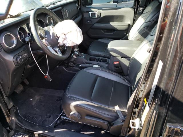 1C4HJXEM6MW548088 - 2021 JEEP WRANGLER U SAHARA BLACK photo 7