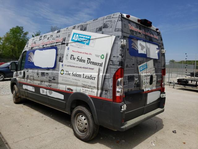 3C6TRVDG1GE122415 - 2016 RAM PROMASTER 2500 HIGH WHITE photo 2