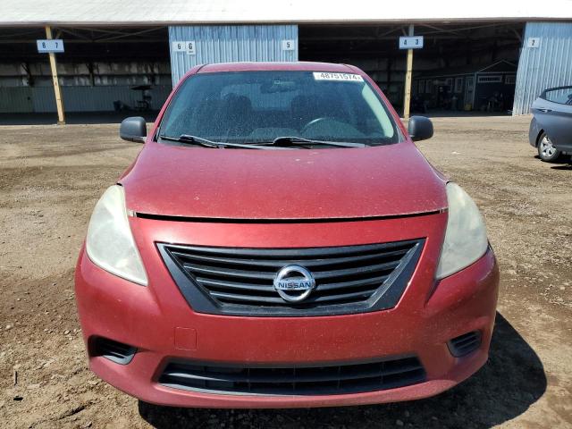 3N1CN7AP7DL889412 - 2013 NISSAN VERSA S RED photo 5