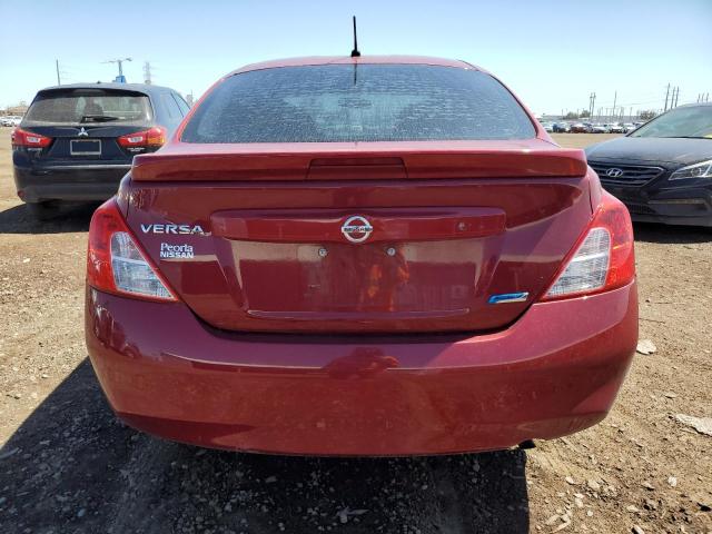 3N1CN7AP7DL889412 - 2013 NISSAN VERSA S RED photo 6