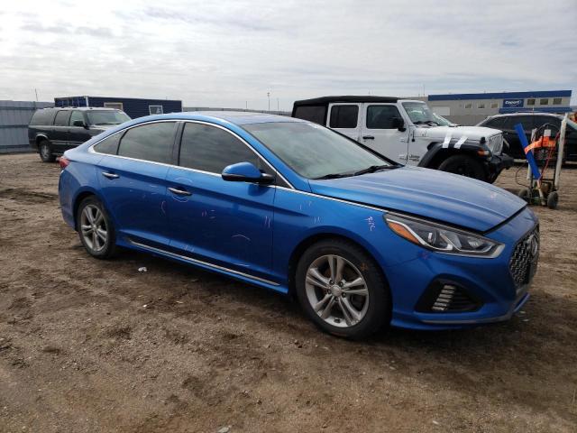 5NPE34AF3JH668533 - 2018 HYUNDAI SONATA SPORT BLUE photo 4