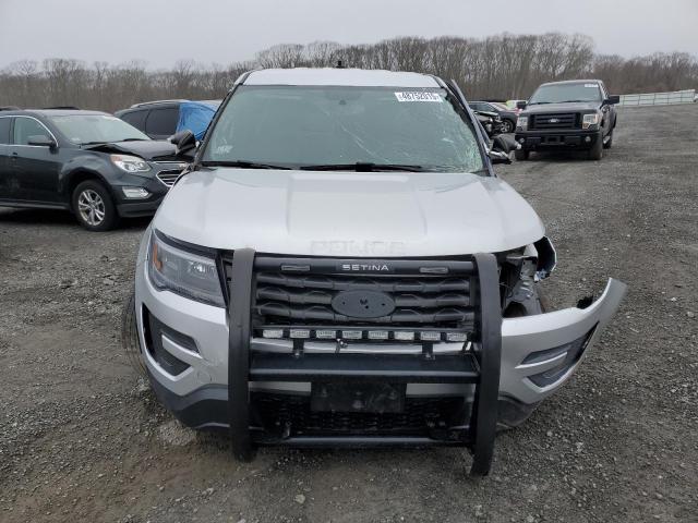 1FM5K8AR4KGA12248 - 2019 FORD EXPLORER POLICE INTERCEPTOR ვერცხლისფერი ფოტო 5