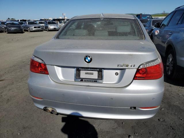 WBANW5C51ACT56950 - 2010 BMW 550 I SILVER photo 6