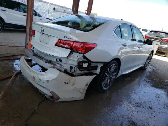 19UUB2F88KA002730 - 2019 ACURA TLX ADVANCE WHITE photo 3