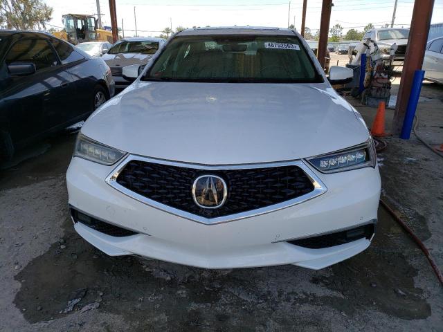 19UUB2F88KA002730 - 2019 ACURA TLX ADVANCE WHITE photo 5