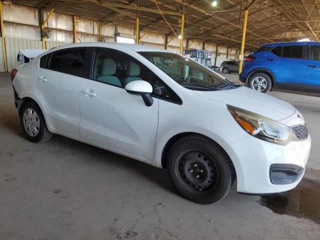 KNADM4A30D6224584 - 2013 KIA RIO LX WHITE photo 4