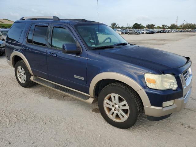 1FMEU64E47UB10387 - 2007 FORD EXPLORER EDDIE BAUER BLUE photo 4