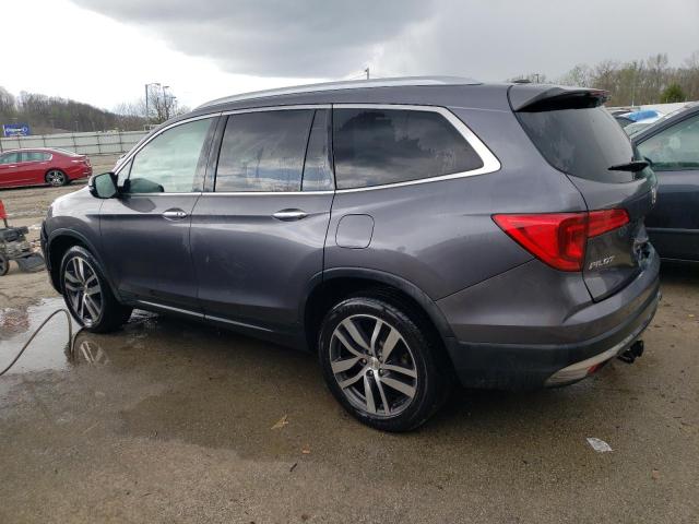 5FNYF6H99HB040579 - 2017 HONDA PILOT TOURING GRAY photo 2