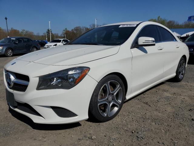 WDDSJ4GB3EN123280 - 2014 MERCEDES-BENZ CLA 250 4MATIC WHITE photo 1