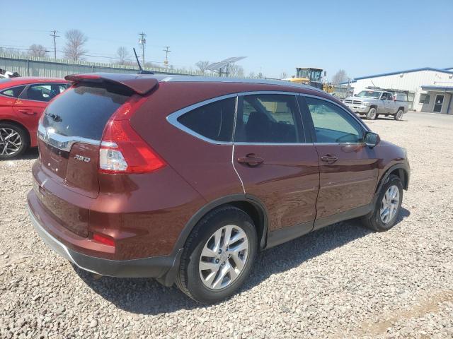 2HKRM4H73FH656919 - 2015 HONDA CR-V EXL MAROON photo 3