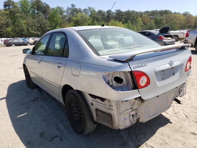 2T1BR32E77C737785 - 2007 TOYOTA COROLLA SE CE SILVER photo 2