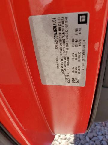 1G1YB2D75G5126148 - 2016 CHEVROLET CORVETTE STINGRAY 1LT RED photo 13