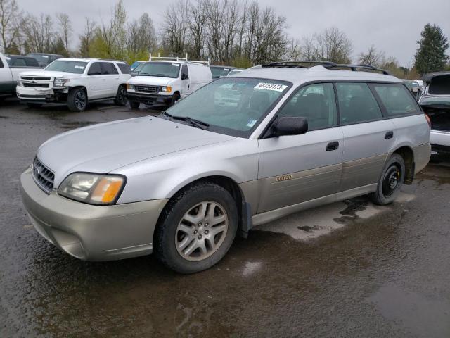 4S3BH675937614871 - 2003 SUBARU LEGACY OUTBACK AWP SILVER photo 1