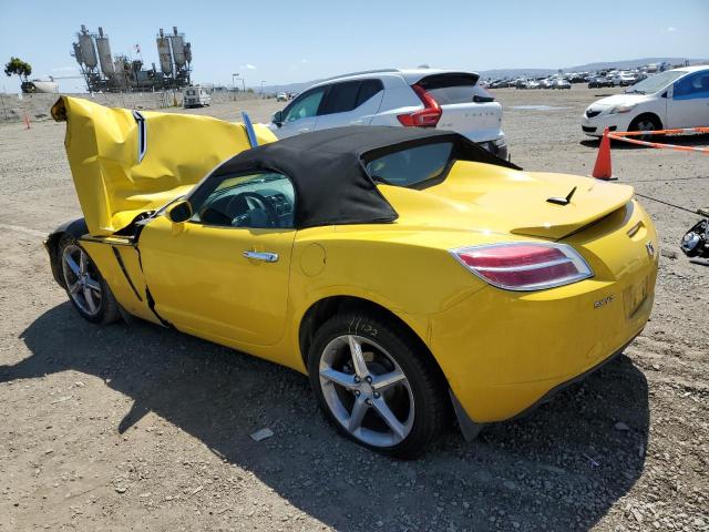 1G8MG35X28Y104064 - 2008 SATURN SKY REDLINE YELLOW photo 2