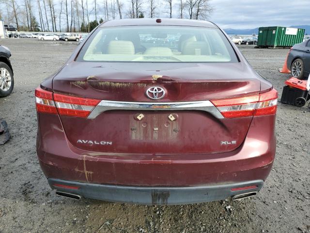 4T1BK1EB6FU165101 - 2015 TOYOTA AVALON XLE MAROON photo 6