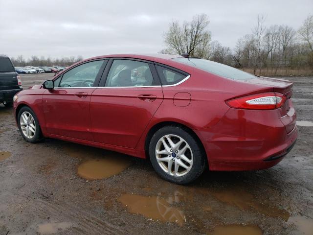 3FA6P0H73GR325149 - 2016 FORD FUSION SE RED photo 2