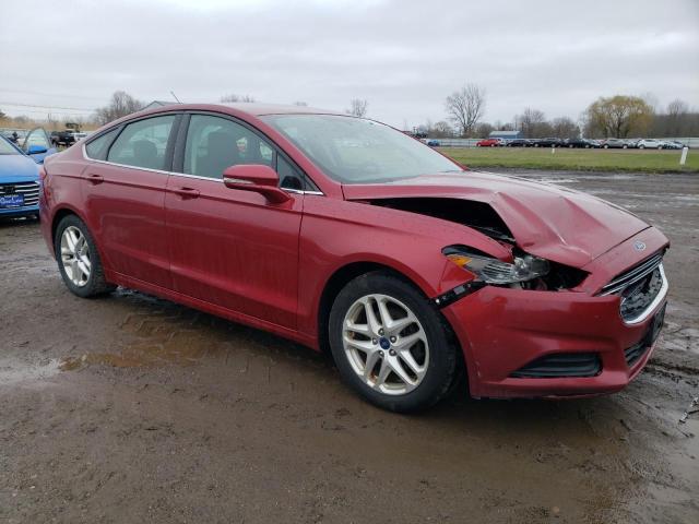 3FA6P0H73GR325149 - 2016 FORD FUSION SE RED photo 4