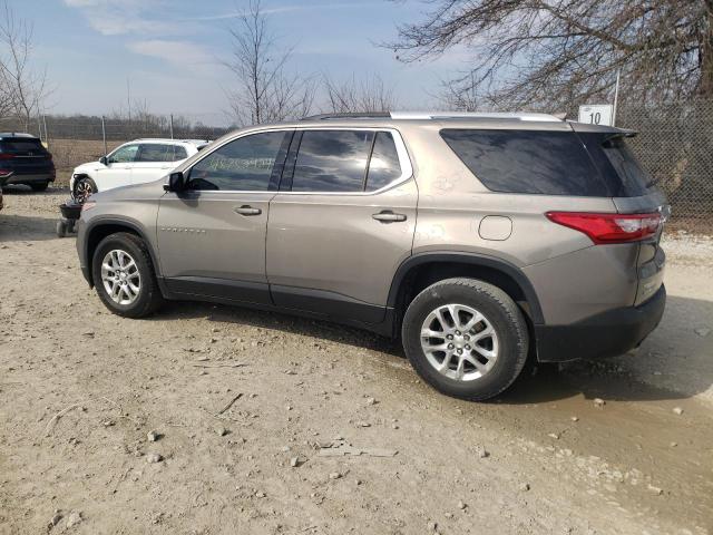 1GNERGKW7JJ193448 - 2018 CHEVROLET TRAVERSE LT GRAY photo 2