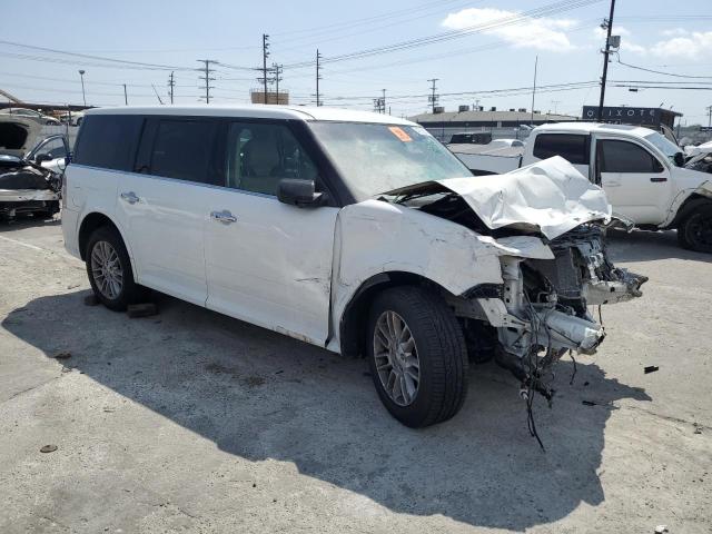 2FMGK5C87JBA10074 - 2018 FORD FLEX SEL WHITE photo 4