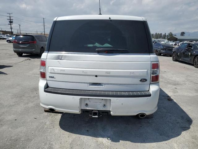 2FMGK5C87JBA10074 - 2018 FORD FLEX SEL WHITE photo 6