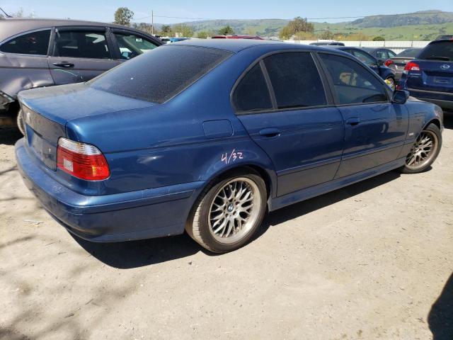 WBADT63432CH98649 - 2002 BMW 530 I AUTOMATIC BLUE photo 3