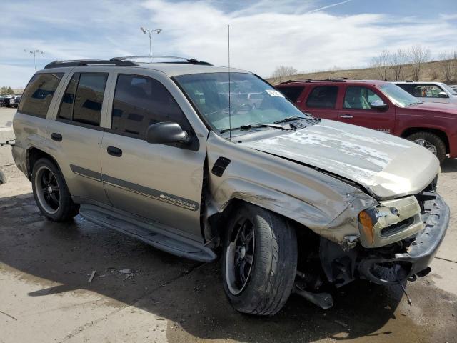 1GNDT13S022347001 - 2002 CHEVROLET TRAILBLAZE GOLD photo 4