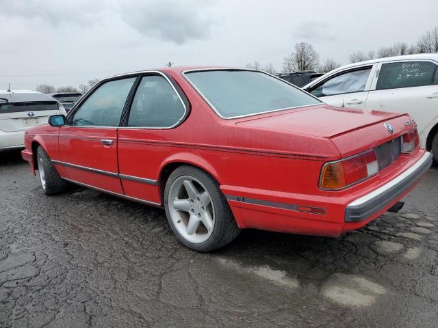 WBAEC8414K3268823 - 1989 BMW 635 CSI AUTOMATIC RED photo 2