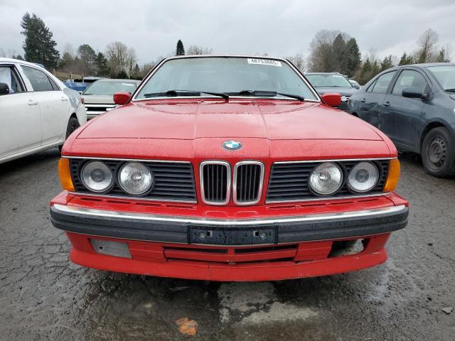 WBAEC8414K3268823 - 1989 BMW 635 CSI AUTOMATIC RED photo 5