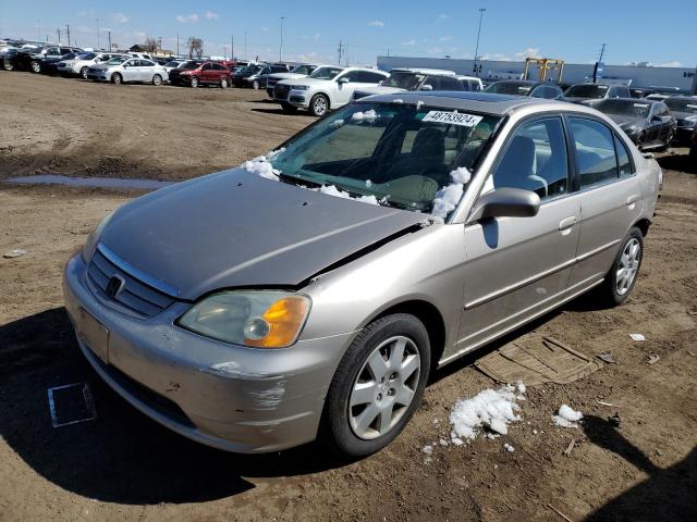 2HGES26731H555989 - 2001 HONDA CIVIC EX TAN photo 1