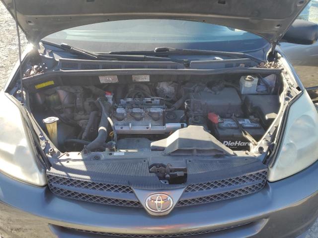 5TDZA23C65S296202 - 2005 TOYOTA SIENNA CE GRAY photo 12