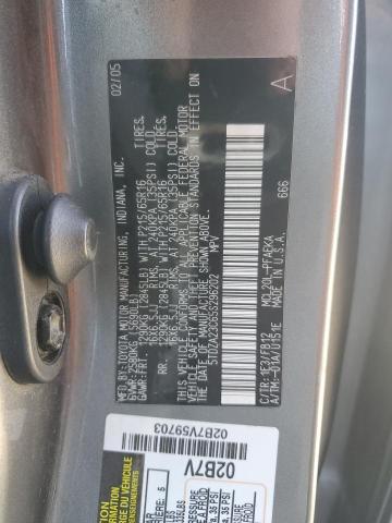 5TDZA23C65S296202 - 2005 TOYOTA SIENNA CE GRAY photo 13