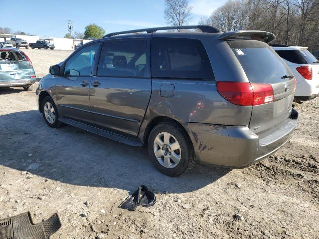 5TDZA23C65S296202 - 2005 TOYOTA SIENNA CE GRAY photo 2