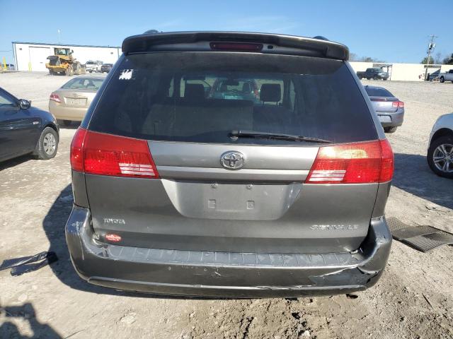 5TDZA23C65S296202 - 2005 TOYOTA SIENNA CE GRAY photo 6