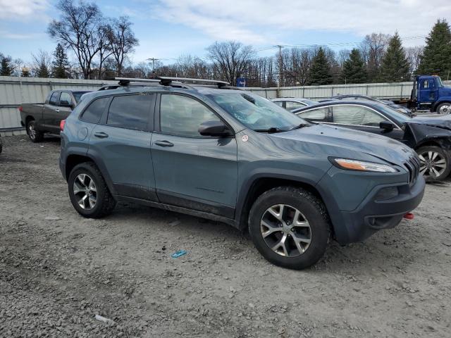 1C4PJMBS1EW134537 - 2014 JEEP CHEROKEE TRAILHAWK ნაცრისფერი ფოტო 4