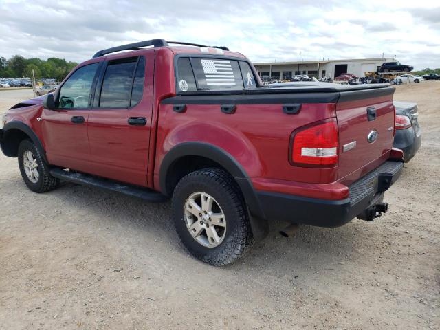 1FMEU51827UA64972 - 2007 FORD EXPLORER S XLT MAROON photo 2