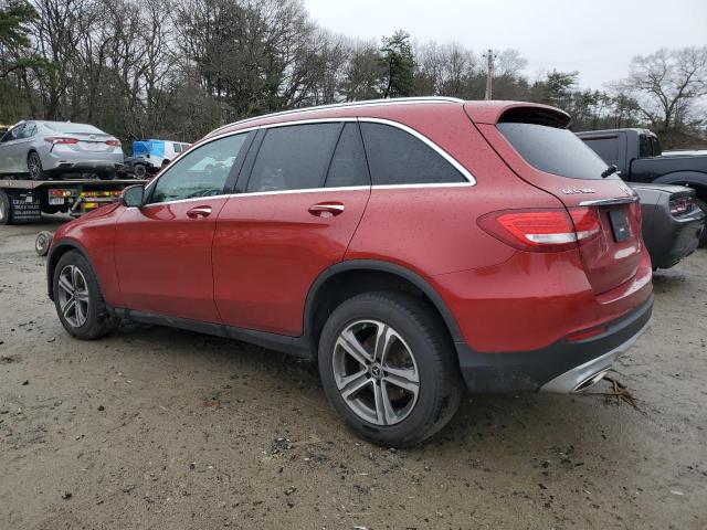 WDC0G4KB9KV135091 - 2019 MERCEDES-BENZ GLC 300 4MATIC RED photo 2