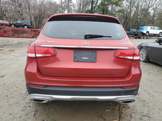 WDC0G4KB9KV135091 - 2019 MERCEDES-BENZ GLC 300 4MATIC RED photo 6