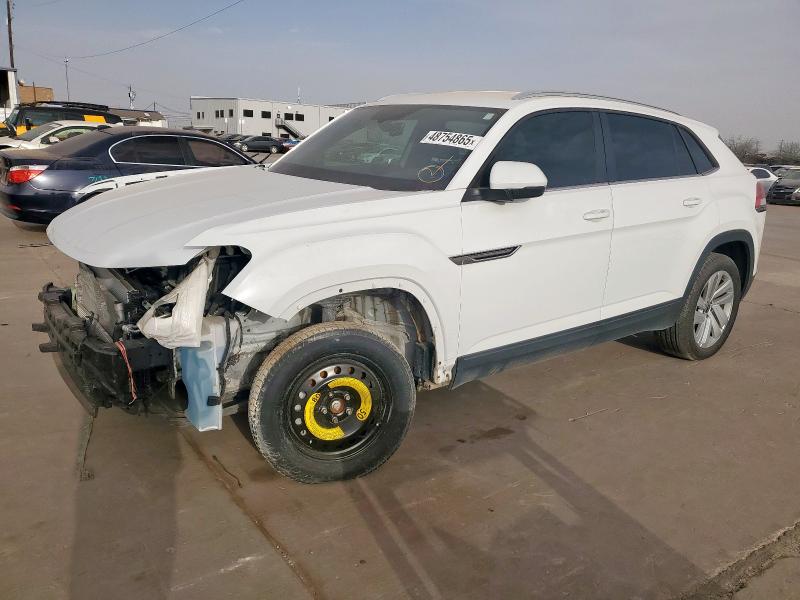 1V2WE2CA8NC209308 - 2022 VOLKSWAGEN ATLAS CROS SE WHITE photo 1